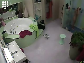 Big Brother NL  Hot blond teen Girl showers nude after sport