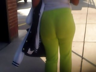 Phat Ass Booty in Green Sweats