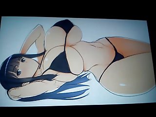 Anime Cum Tribute - Hentai Huge Tits Swimsuit
