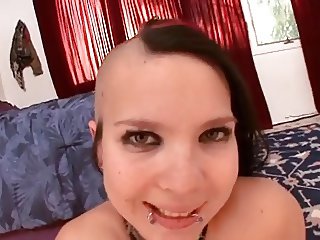 Young and tiny punk girl gets fucked