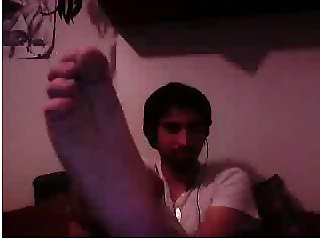 Straight guys feet on webcam #400