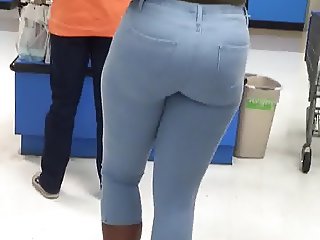 Tattoos and a Phat Ass In Tight jeans!