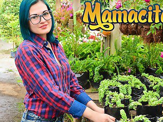 Carne Del Mercado - Casting Blue Hair Latina Girl With Perfect Pussy