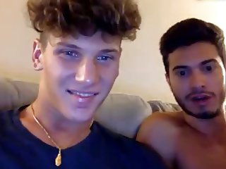 2 Handsome Italian Boys With Bubble Fit Asses Cum On Cam