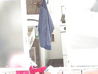 Spying Neighbor Cleaning