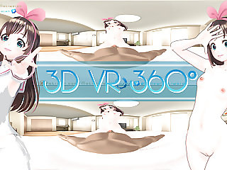 VR 3D 360 - Kizuna Ai Riding you !