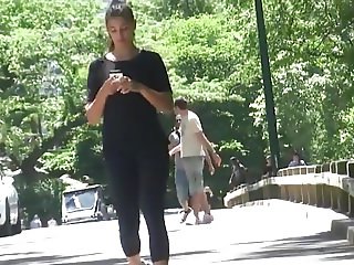 latin babe in central park