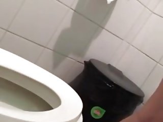 Restaurant Hidden Toilet Cam VI (Sexy PAWG In Shorts)