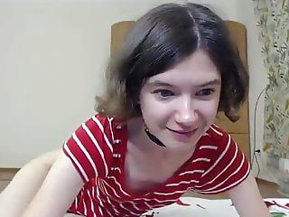 Teen small tits solo
